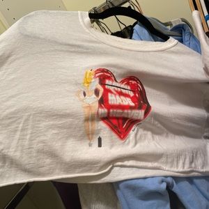 Boys lie crop top